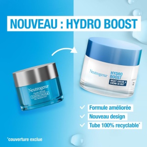 Neutrogena Hydro Boost Night Cream Cremă de Noapte Reparatoare Și Hidratantă Intensă Toate Tipurile De Ten 50ml - Img 3