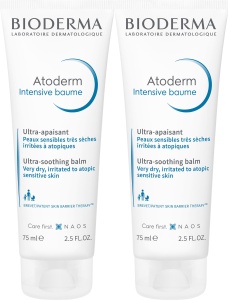 Pachet Bioderma Atoderm Intensive Balsam Ultra-Calmant Piele Sensibila Foarte Uscata Tub 2x75ml