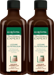 Pachet Gerovital Tratament Expert Loțiune Regenerantă Cu Petroleum 2x100ml