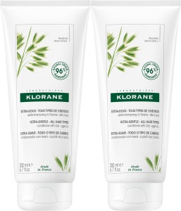 Pachet Klorane Balsam Cu Ovăz Pentru Toate Tipurile De Păr 2x200ml