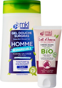 Pachet Mix&Match MKL Green Nature Gel De Duș Surgras Ultra-Hrănitor Bărbați Bio + Cremă De Mâini