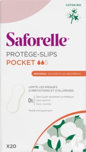 Saforelle Protège-Slips Bumbac Organic Pachet 20buc