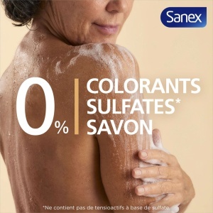 Sanex Zero% Recharge Gel Duș Piele Uscată 500ml - Img 4