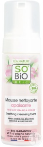 So'Bio Étic Aloe Vera Spumă De Curățare Calmanta Pentru Ten Sensibil Și Reacții Bio 150ml