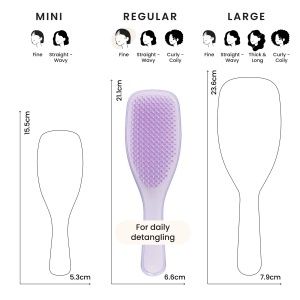 Tangle Teezer The Ultimate Detangler Fine & Fragile Perie Păr Hypnotic Heather 1 Bucată - Img 3