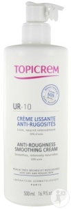 Topicrem UR-10 Cremă Puternic Hidratanta Pentru Piele Foarte Uscată Și Aspră Flacon Cu Pompa 500ml