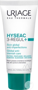 Uriage Hyséac 3-Regul+ Tratament Global Anti-Imperfecțiuni Ten Gras Cu Tendință Acneică Tube 40ml