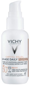 Vichy Capital Soleil UV-Age Daily Pigment Fluid Anti-Îmbătrânire Colorat SPF50+ Nuanta Medium 40ml