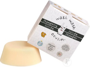 Wash Wash Cousin Șampon Solid Pentru Păr Uscat 70g