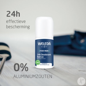 Weleda Deodorant Bărbați 24h Roll-On 50ml - Img 2