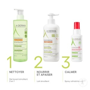 A-Derma Exomega Control Gel De Spălare Emolient 2în1 Anti‑Mâncărimi Pentru Piele Uscată Tendință Atopică 500ml - Img 7