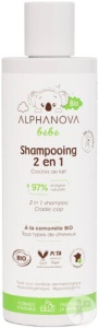 Alphanova Bébé Șampon 2in1 Bio Flacon 200ml