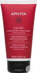Apivita Balsam De Păr Protecție Culoare Păr Vopsit Floarea Soarelui-Miere 150ml