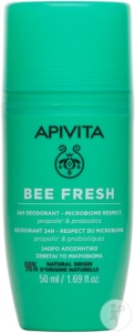 Apivita Bee Fresh Deodorant 24h Propolis Și Probiotice Roll-On 50ml
