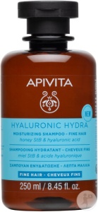 Apivita Șampon Hidratant Hyaluronic Hydra Pentru Păr Fin 250ml