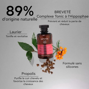 Apivita Șampon Tonifiant Pentru Femei Flacon 250ml - Img 4