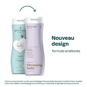 Attitude Blooming Belly Șampon Natural Pentru Sarcină Cu Argan Flacon 473ml - Img 3