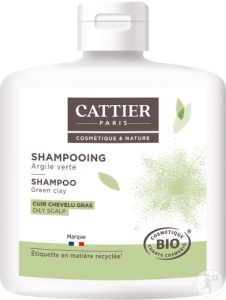 Cattier Șampon Cu Argilă Verde Pentru Păr Gras 250ml