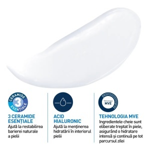 Cerave Crema Hidratantă Piele Uscată Până La Foarte Uscată Fără Parfum 976ml - Img 2