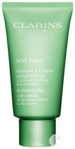Clarins SOS Pure Mască Cu Argilă Reechilibrantă Piele Mixtă Spre Grasă Tub 75ml