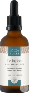 Comptoir Des Huiles Jojoba Ulei Echilibrant Pentru Față/Corp/Păr Piele Mixtă Sau Grasă 50ml