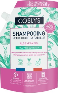 Coslys Organic Șampon Cu Aloe Vera Pentru Toate Tipurile De Păr Rezervă 1000ml