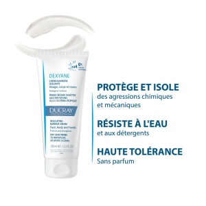 Ducray Dexyane Cremă Barieră Izolantă Față/Corp/Mâini Tub 100ml - Img 5