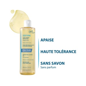 Ducray Dexyane Ulei De Spălare Protector Piele Foarte Uscată Predispusă La Eczemă Atopică 400ml - Img 4