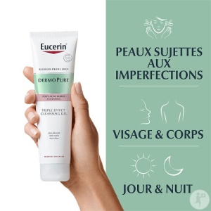 Eucerin DermoPure Gel De Curățare Triplă Acțiune 150ml - Img 3