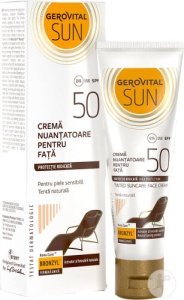 Gerovital Sun Cremă Nuantatoare Pentru Fata SPF50 50ml