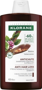 Klorane Chinină & Edelweiss Șampon Fortifiant Si Revitalizant Impotriva Căderii Părului Bio 400ml