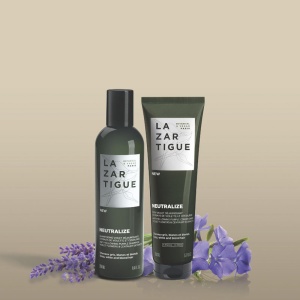 Lazartigue Neutralize Șampon Violet Antigalbenire Păr Gri/Alb/Blond Flacon 250ml - Img 2