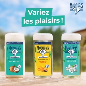 Le Petit Marseillais Extra Doux Gel De Duș Cu Flori De Tiaré Pentru Toate Tipurile De Piele 250ml - Img 10