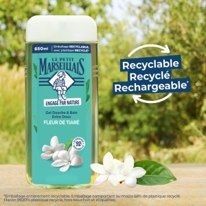 Le Petit Marseillais Gel De Duș Extra Delicat Flori De Tiaré 650ml - Img 8