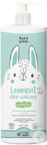 MKL Green Nature Baby Green Liniment Oleo-Calcar Bio Flacon Cu Pompiță 400ml