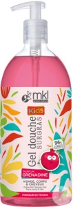 MKL Green Nature Gel De Duș Copii Delicat Rodie Corp Păr Față 1l