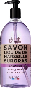 MKL Green Nature Săpun Lichid De Marseille Rehidratant Lavandă Corp/Față/Mâini 1L
