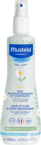 Mustela Bébé-Enfant Apă Răcoritoare Și Coafantă Pentru păr și piele normală Flacon cu pulverizator 200ml