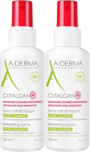 Pachet A-Derma Cutalgan Spray Revigorant Ultra-Calmant 2x100ml