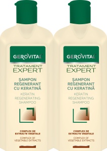 Pachet Gerovital Tratament Expert Șampon Regenerant 2x250ml