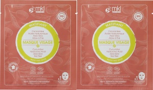 Pachet MKL Green Nature Mască Facială Cu Efect Matifiant 2x10ml