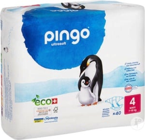 Pingo Scutece Ecologice De Unică Folosință Mărimea 4 Maxi 40 Bucăți