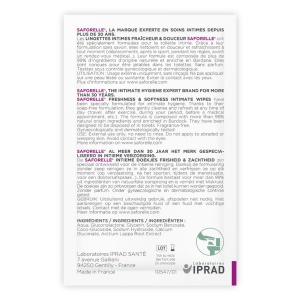 Saforelle Șervețele Intime Biodegradabile 10 Bucăți - Img 5
