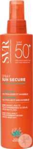 SVR Sun Secure Spray Hidratant Cu Protecție Solară Ultra-Lejer Și Invizibil SPF50+ 200ml