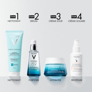 Vichy Minéral 89 Cremă Boost De Hidratare 100h Fără Parfum Ten Normal Spre Uscat 50ml - Img 5