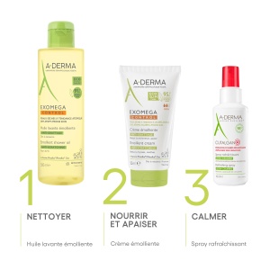 A-Derma Exomega Control Cremă Emolientă Anti-Scărpine Piele Uscată Tendință Eczemă Atopică 50ml - Img 8