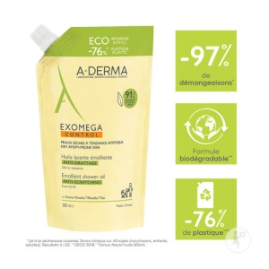 A-Derma Exomega Control Ulei De Curățare Emolient Anti-Mâncărime Eczemă Atopică 500ml - Img 3