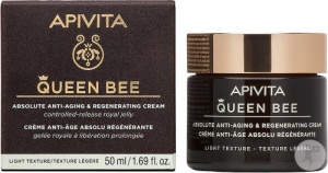 Apivita Queen Bee Cremă De Zi Cu Efect Anti-Îmbătrânire Textură Lejeră 50ml