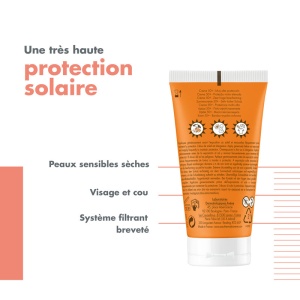 Avène Cremă Cu Protecție Solară SPF50+ Finisaj Invizibil Piele Sensibilă Și Uscată Tub 50ml - Img 4