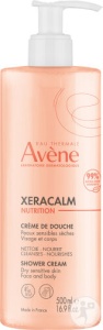 Avène Xeracalm Nutrition Cremă De Duş Pentru Piele Uscată Și Sensibilă 500ml